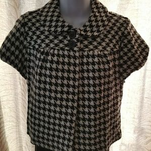 SPEECHLESS houndstooth jacket